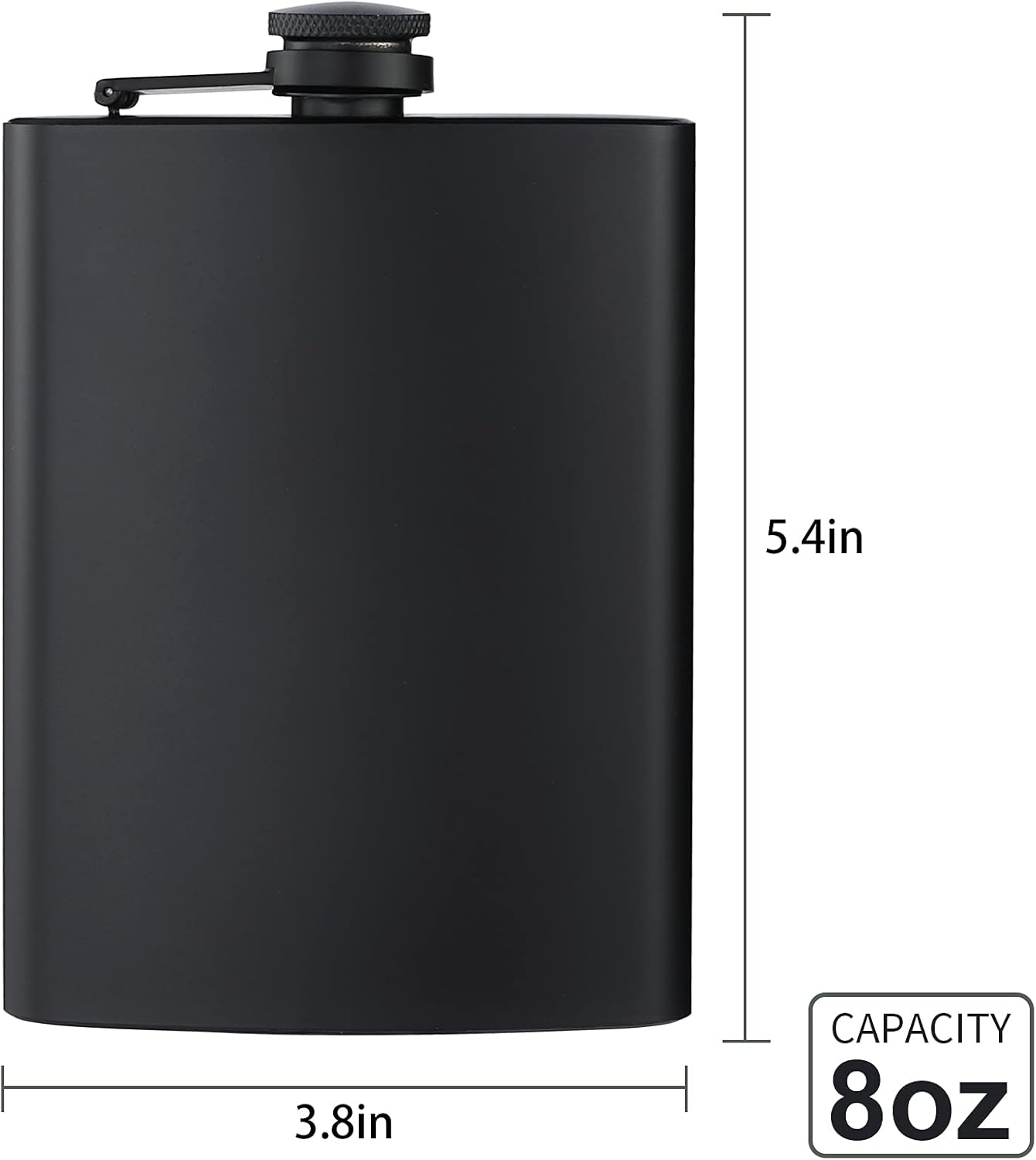 8 oz Stainless Steel Flask