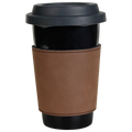Engraved Leatherette Cup Sleeve