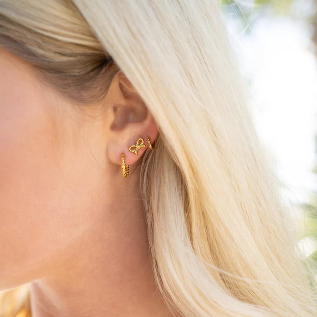 Signature Bow Stud Earrings