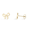 Signature Bow Stud Earrings