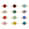 Signature Round Birthstone Connector Charm