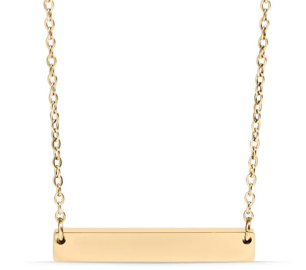 16 +2" Signature Bar Necklace