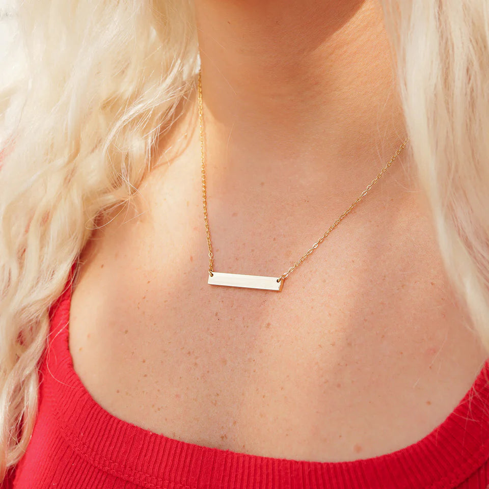16 +2" Signature Bar Necklace
